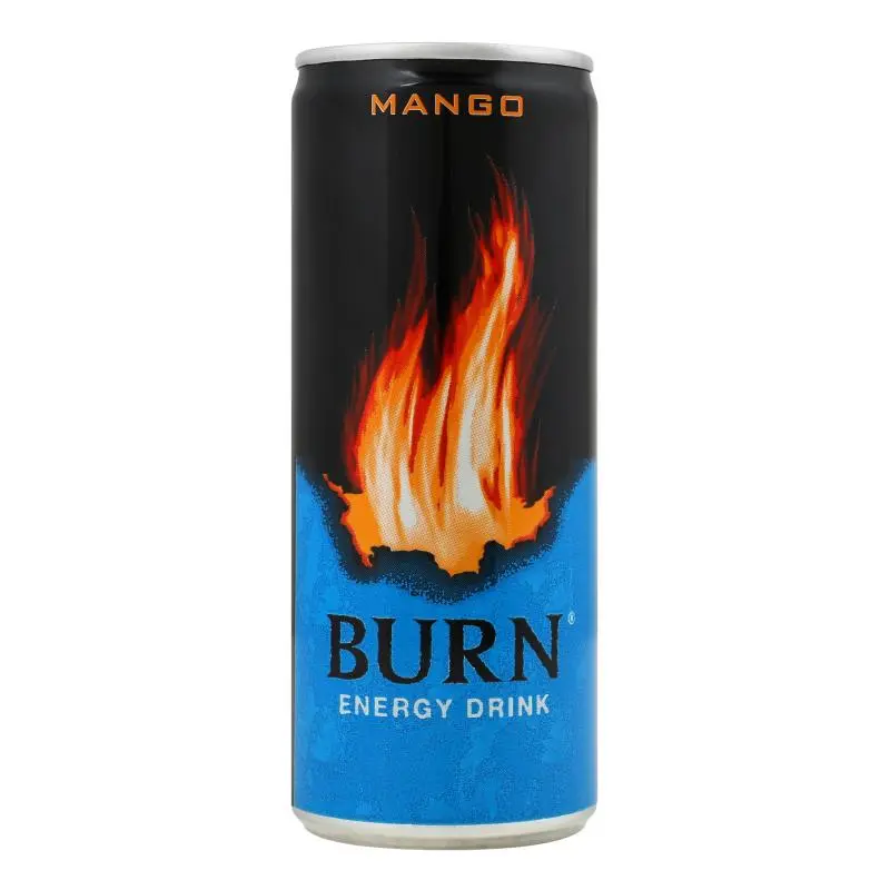 Енергетик б/а "Burn" Mango 0.25л зб (6шт)